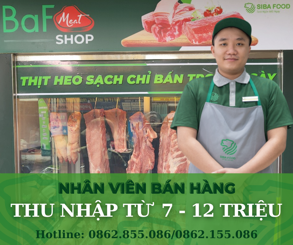 Tuyển Dụng Nhân Viên Bán Hàng Meatshop
