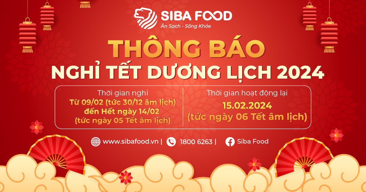❣️ THÔNG BÁO LỊCH NGHỈ TẾT