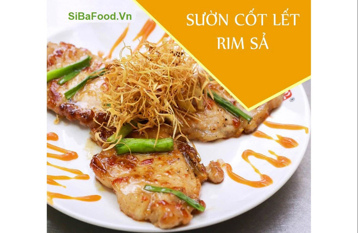 Cách Làm Sườn Cốt Lết Rim Sả Cực Ngon
