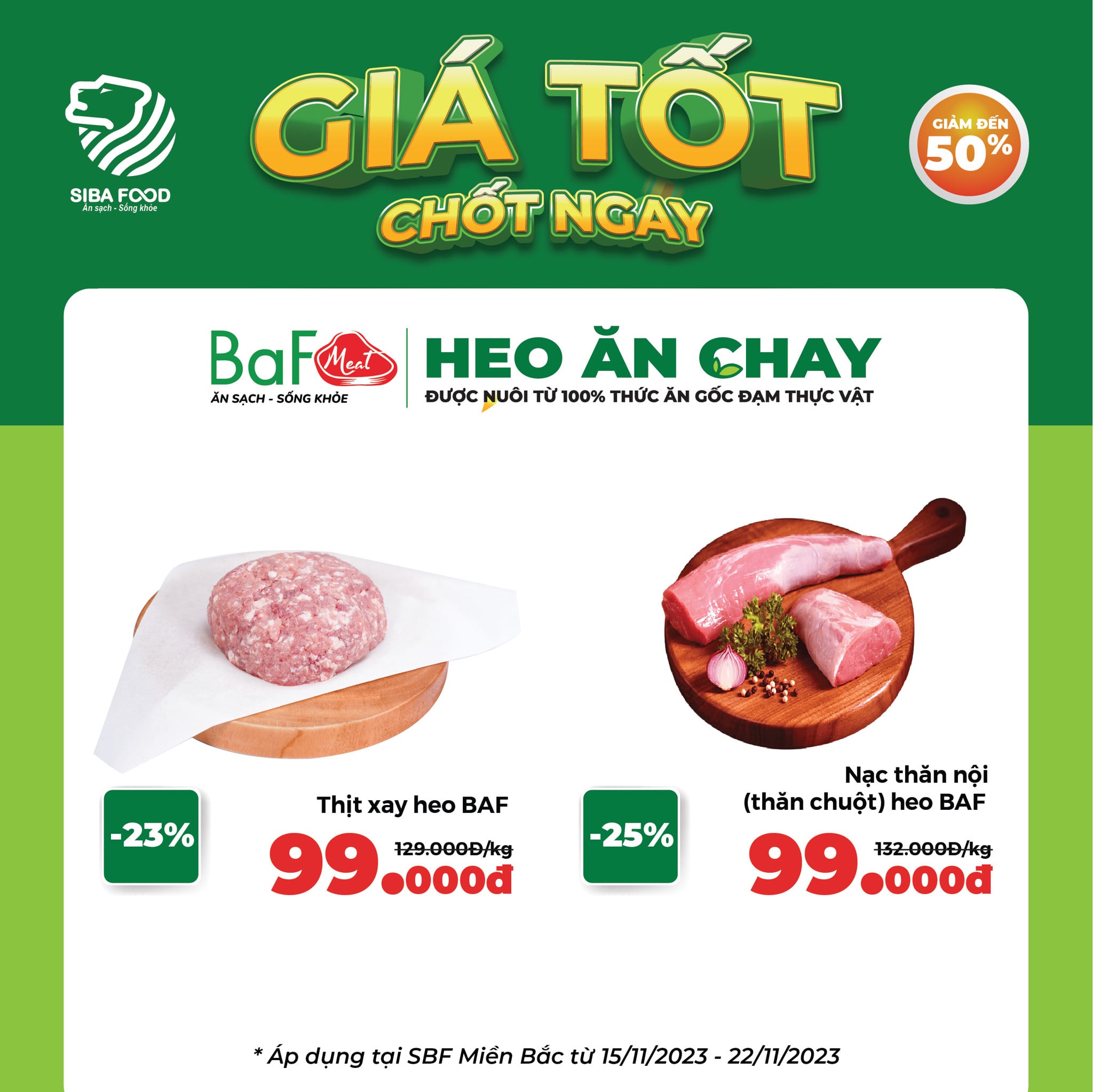 ƯU ĐÃI ĐẾN 30% THỰC PHẨM SẠCH THIẾT YẾU | GIÁ TỐT CHỐT NGAY