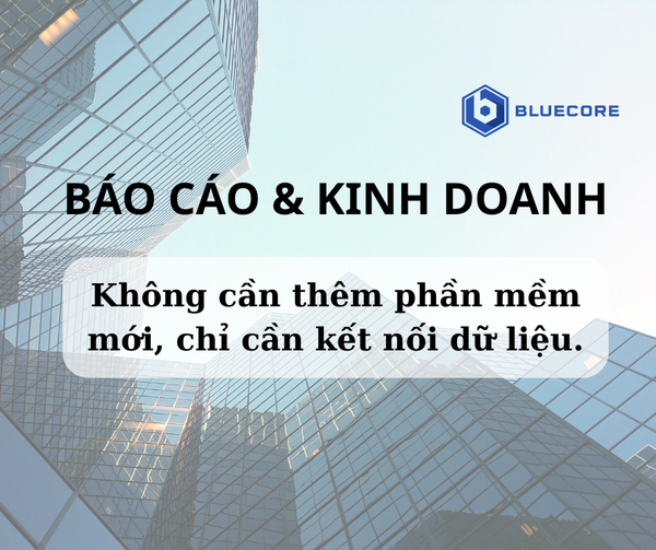 Không cần thêm phần mềm mới, chỉ cần kết nối dữ liệu