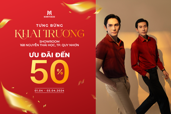 TƯNG BỪNG KHAI TRƯƠNG – ƯU ĐÃI LÊN ĐẾN 50%