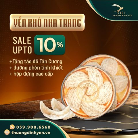 [ƯU ĐÃI KÉP X2] YẾN KHÔ - CƠN BÃO GIẢM GIÁ THÁNG 5