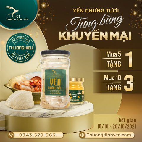 YẾN CHƯNG TƯƠI TƯNG BỪNG KHUYẾN MẠI