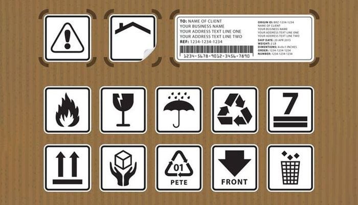 Những ký hiệu phổ biến mà bạn cần biết khi mua thùng hộp carton