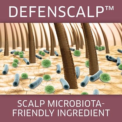 Defenscalp™ cân bằng hệ vi sinh da đầu, ngăn gàu và giảm ngứa da đầu sau lần gội đầu tiên! (Rebalances scalp ecosystem homeostasis)