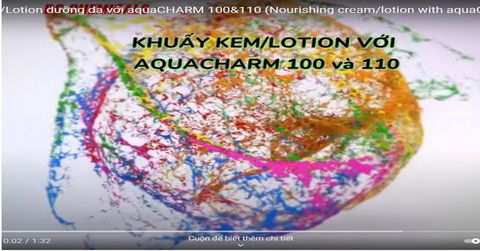 Kem Lotion dưỡng da với aquaCHARM 100 &110 (Nourishing cream/lotion with aquaCHARM 100 &110)