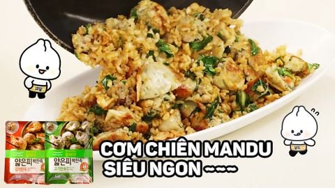 Công thức làm món cơm chiên mandu siêu ngon!!!!