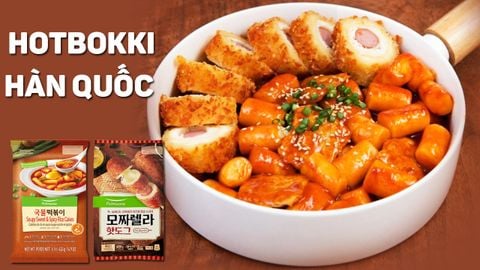 HOTBOKKI - Sự kết hợp tuyệt vời từ Hotdog và Bánh gạo cay