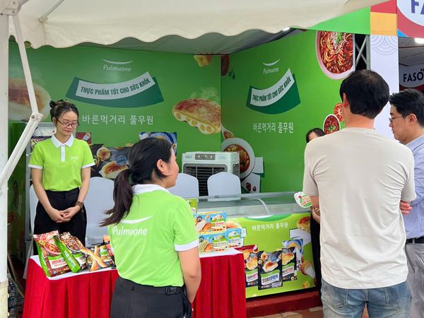 Một số hình ảnh gian hàng Pulmuone tại sự kiện KFOOD 2025 tại Đà Nẵng