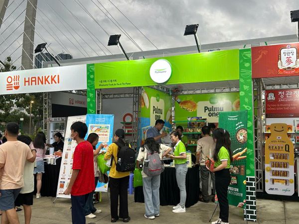 Một số hình ảnh gian hàng Pulmuone tại sự kiện KFOOD FAIR 2024 tại TP.HCM