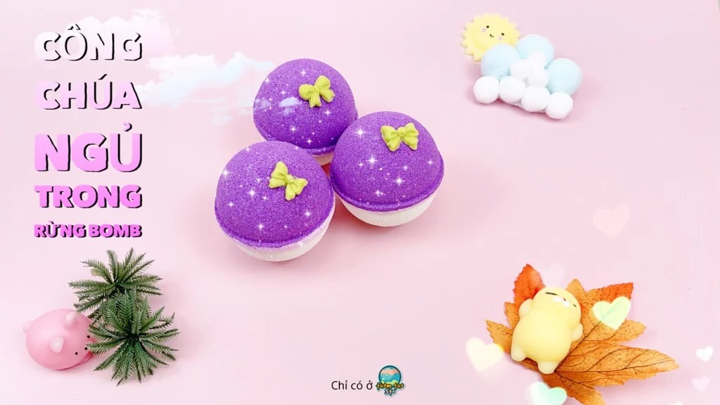 8 Mẫu bath bomb - bom tắm nhà Thơm Tho Sto bạn nhất định phải thử