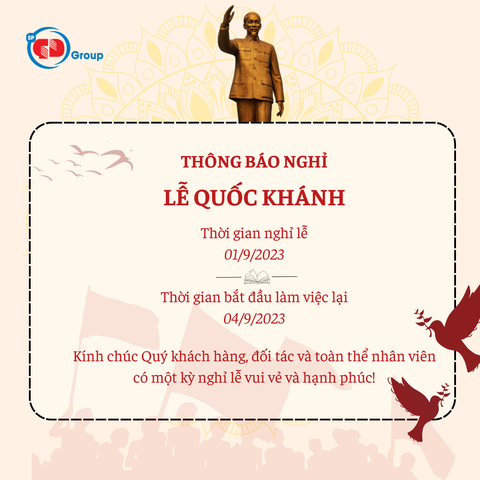 GD GROUP THÔNG BÁO NGHỈ LỄ QUỐC KHÁNH