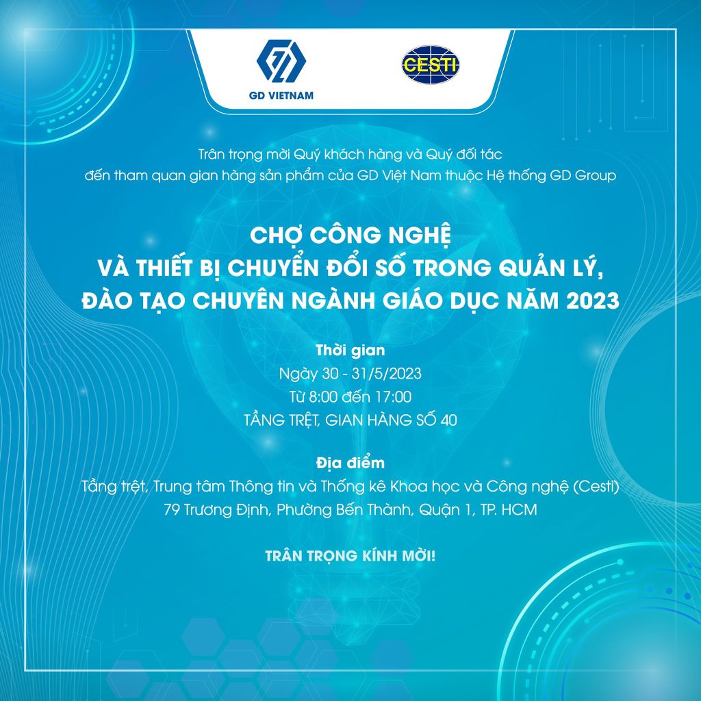 GD GROUP ĐỒNG HÀNH CÙNG TECHMART TRONG SỰ KIỆN CHUYỂN ĐỔI SỐ GIÁO DỤC NĂM 2023