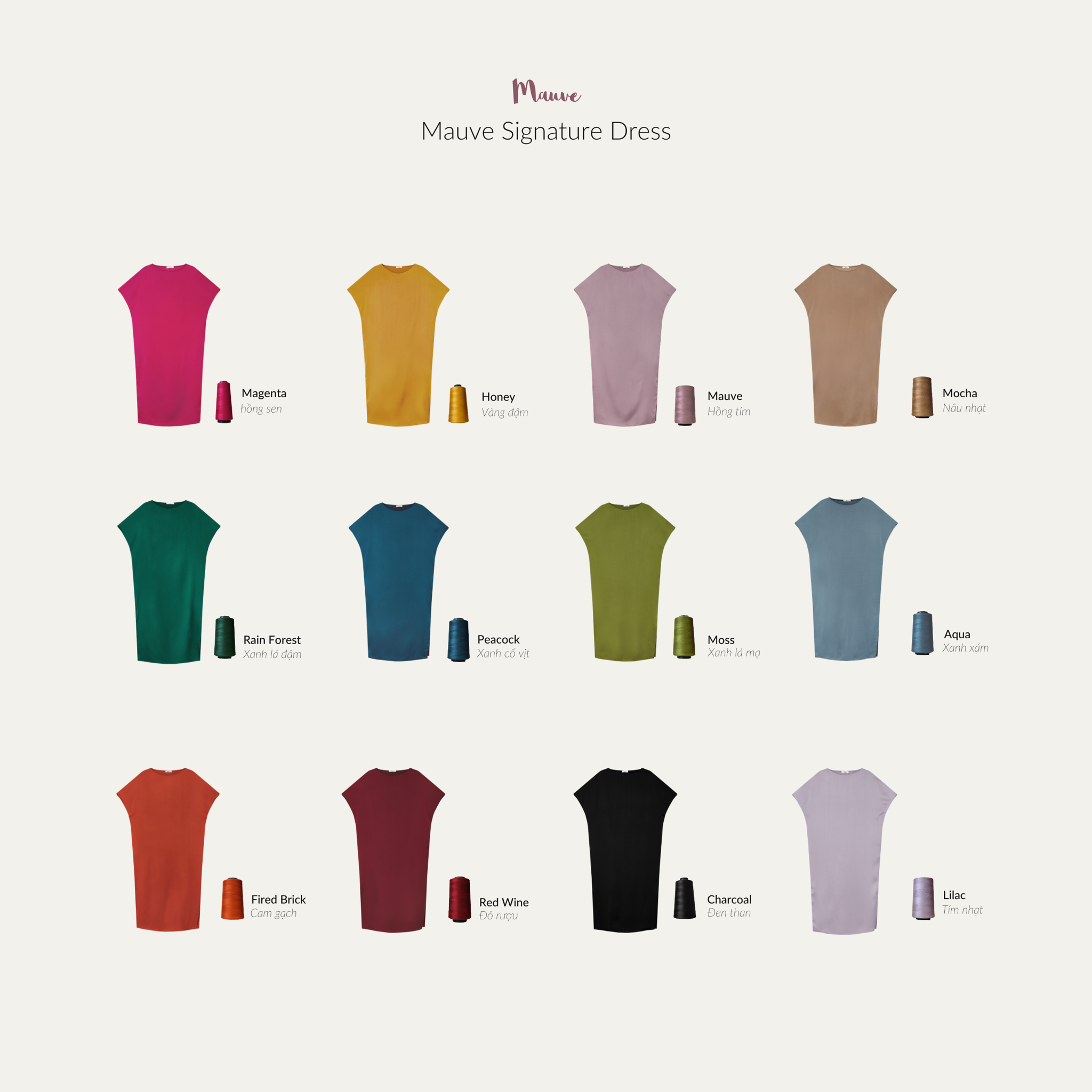 10 điều thú vị về đầm Mauve Signature có  thể chị chưa biết tại Mauve