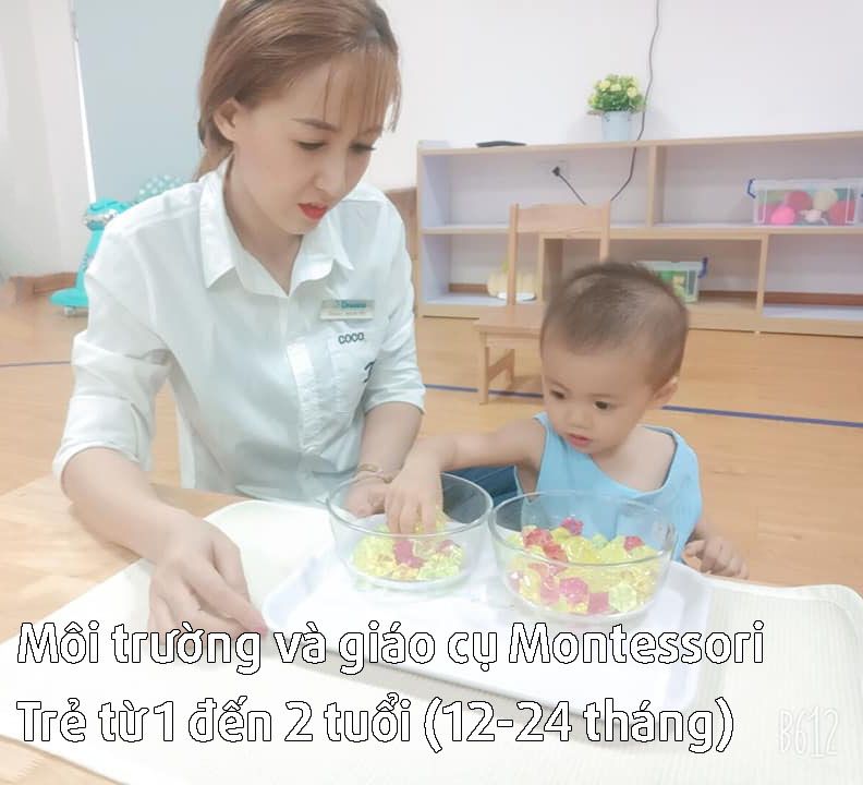 Môi trường và giáo cụ Montessori Trẻ từ 1 đến 2 tuổi (12-24 tháng)