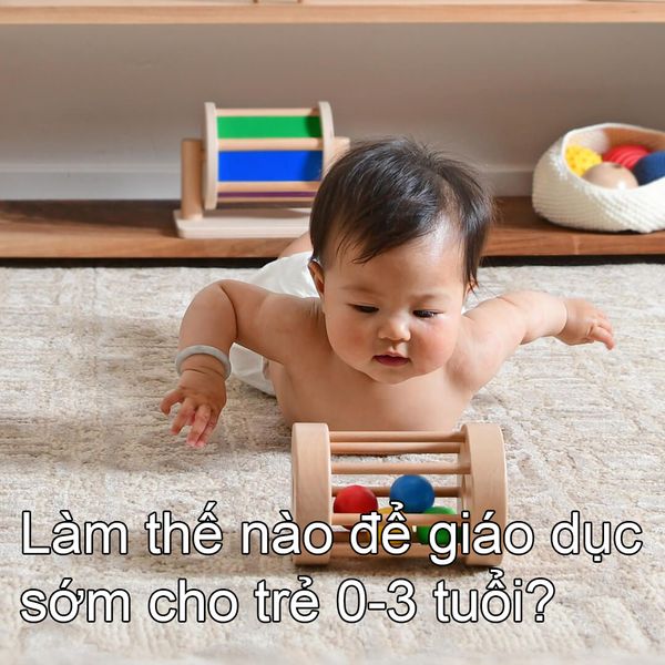 Làm thế nào để giáo dục sớm cho trẻ 0-3 tuổi?