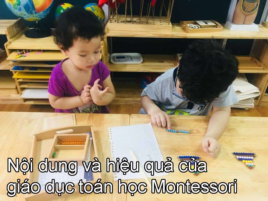 Nội dung và hiệu quả của giáo dục toán học Montessori