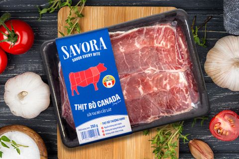 Lõi Vai Bò Canada Cắt Lát Savora