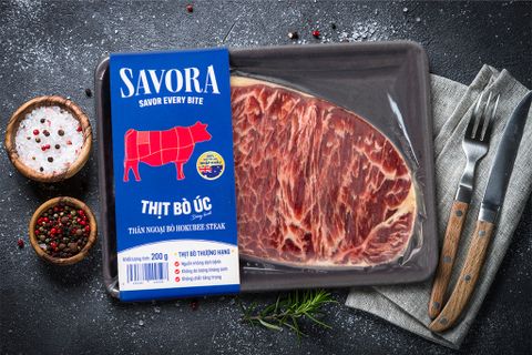 Thăn Ngoại Bò Hokubee Đông Lạnh Savora