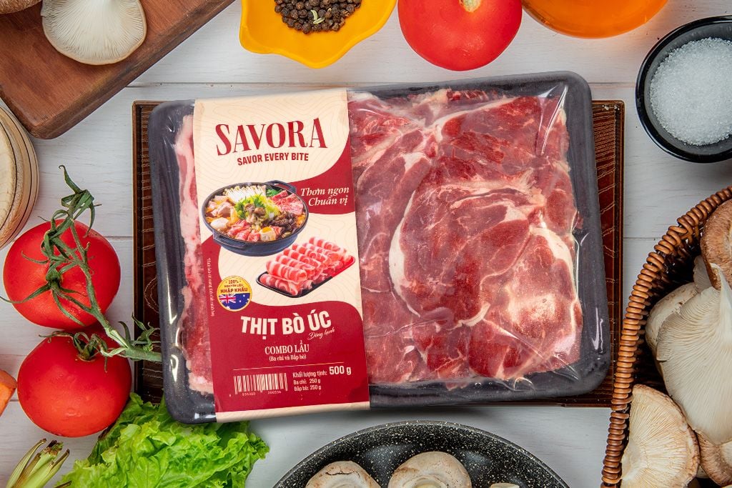 Combo Lẩu Bò Úc - Bữa tiệc ba chỉ và bắp bò cho gia đình