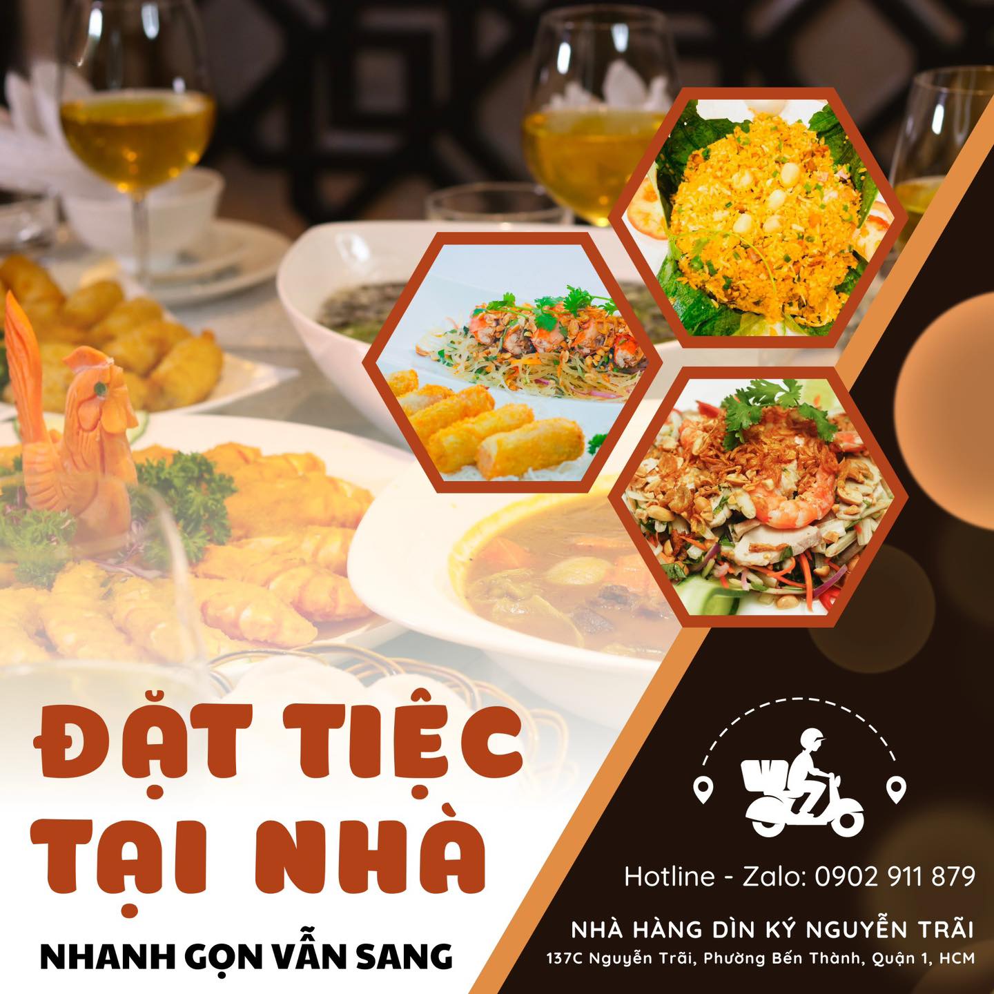 DÌN KÝ CUNG CẤP DỊCH VỤ TIỆC TẠI GIA – Dìn Ký Restaurants