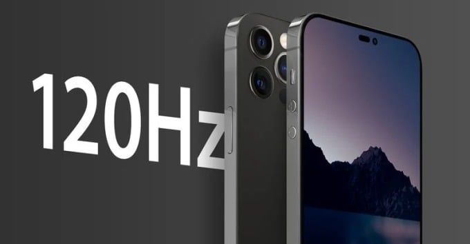 Bốn mẫu iPhone 14 đều có màn hình 120 Hz