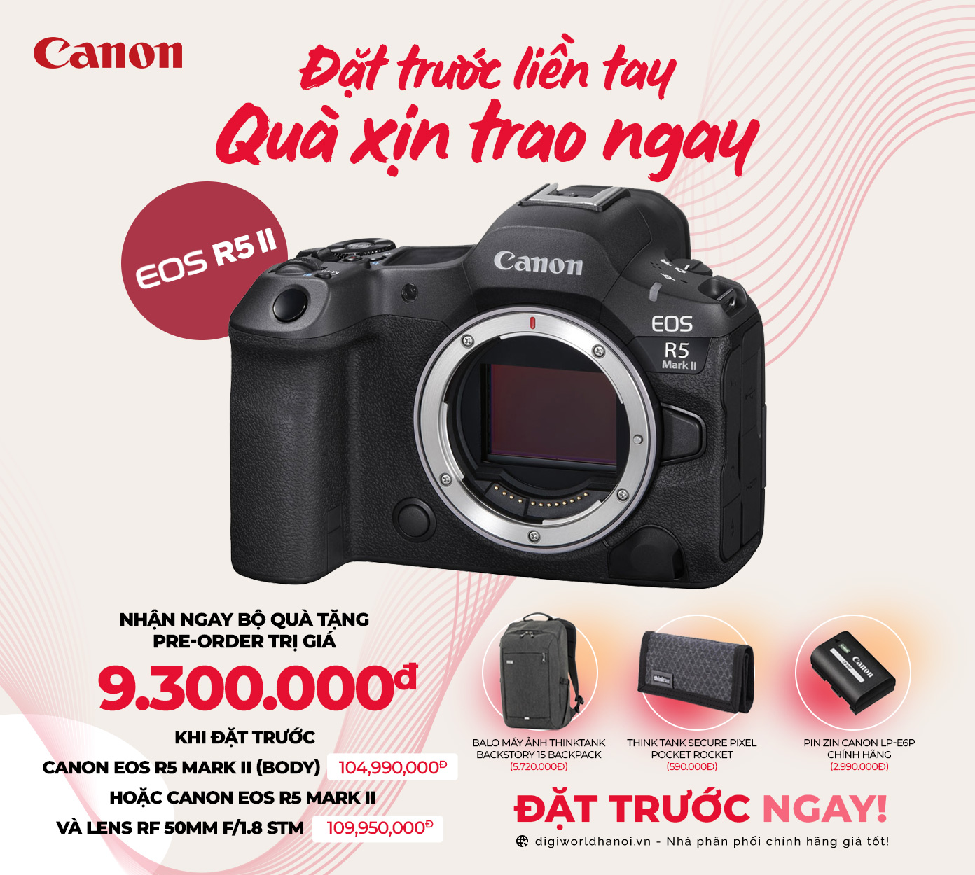 Khuyến Mãi Cực Khủng Cùng R5 Mark II – Digiworld Hà Nội