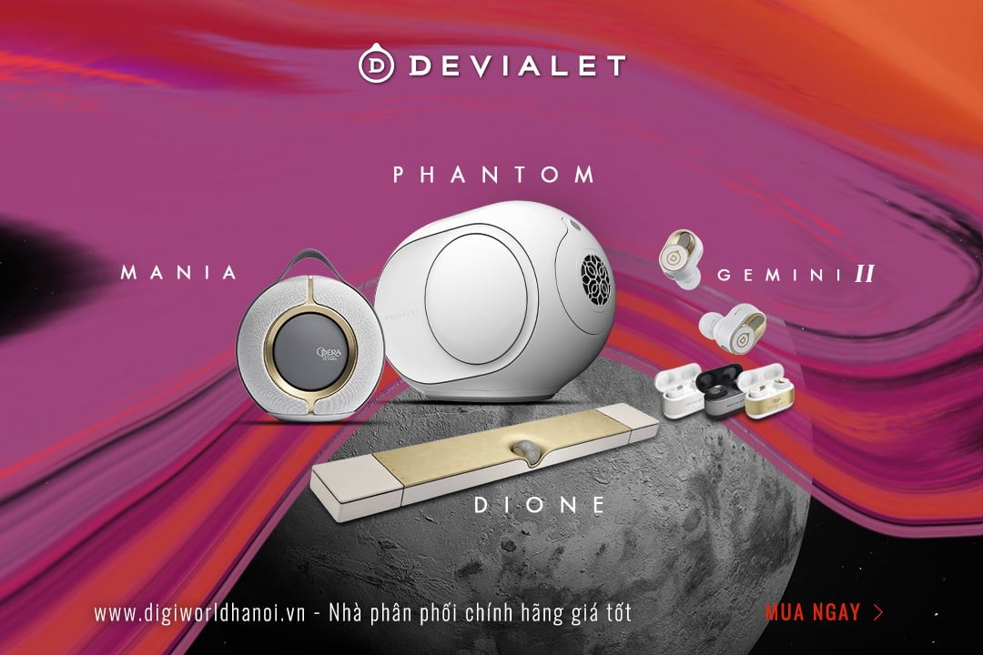 Âm thanh cao cấp Devialet đến từ Pháp, hàng chính hãng tại Digiworld Hà Nội