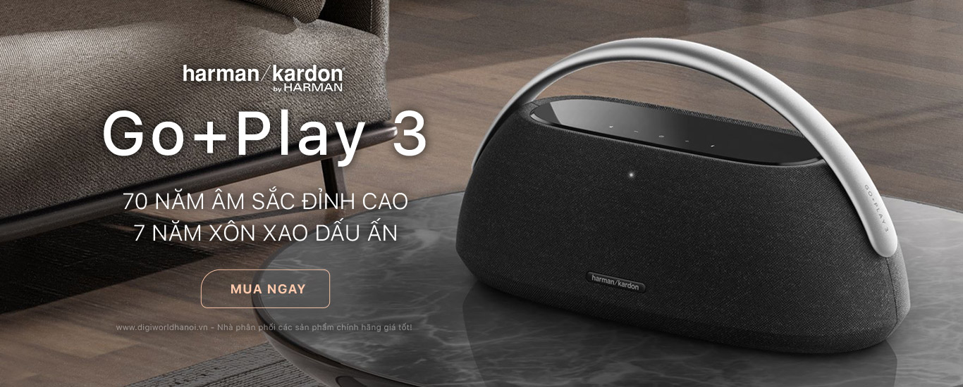Loa Bluetooth Harman Kardon Go + Play 3 mới nhất với giá cực tốt tại Digiworld Hà Nội