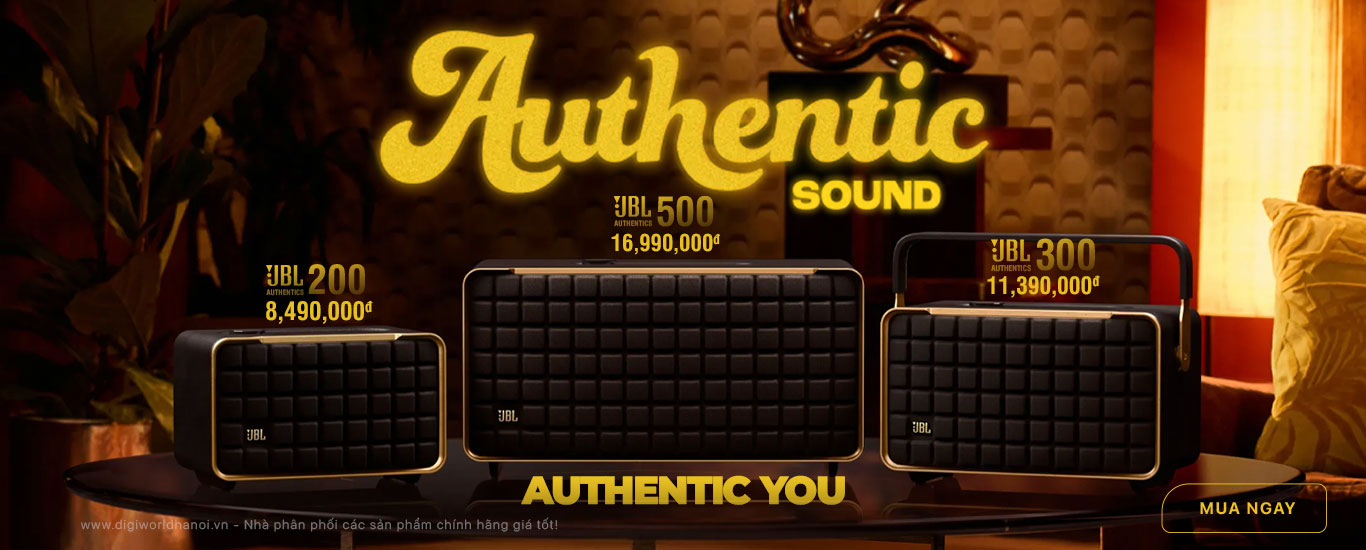 JBL Authentics 500, 300, 200 tại Digiworld Hà Nội đang có giá tốt! 