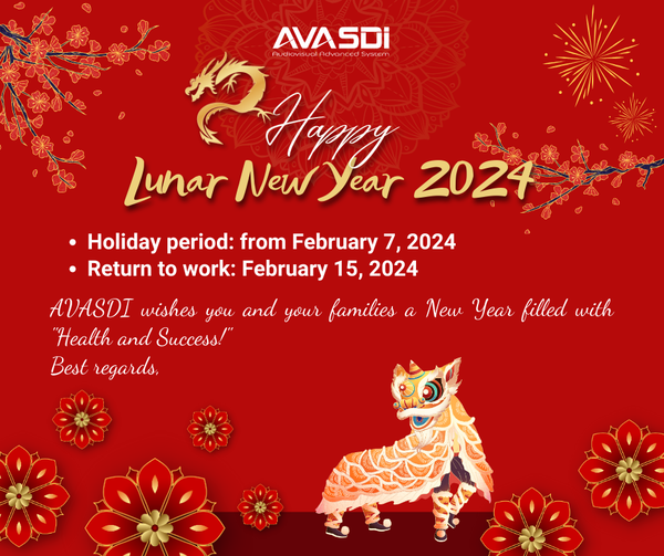 AVASDI Lunar New Year Holiday Announcement 2024
