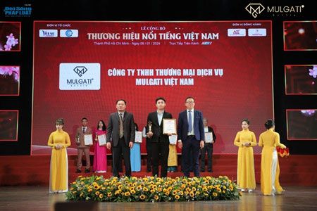MULGATI đón nhận danh hiệu TOP 10 THƯƠNG HIỆU NỔI TIẾNG VIỆT NAM 2023