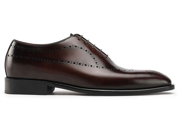 Giày Oxford da bò đục lỗ