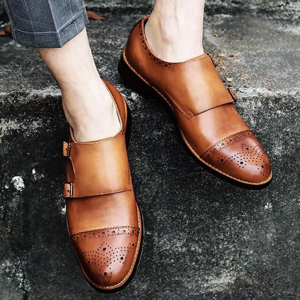 Dress Shoes Monk Strap thời trang trẻ trung, hiện đại