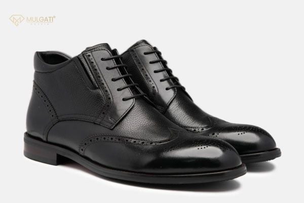 Giày boot nam cổ cao Mulgati Wingtip Boots - YS971X