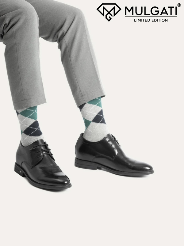 Giày tăng chiều cao nam Derby NGW002