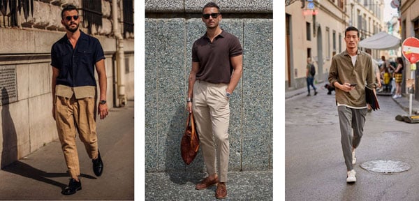 Giày Casual phối với các trang phục thường ngày