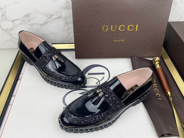 Giày da cao cấp Gucci