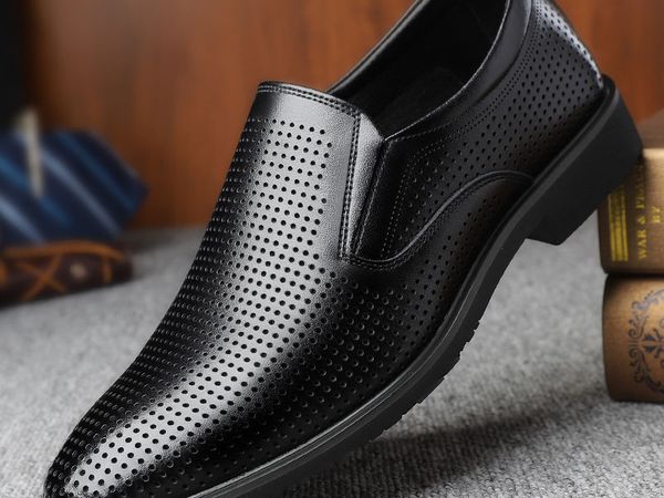 Các loại giày da nam thoáng khí phổ biến