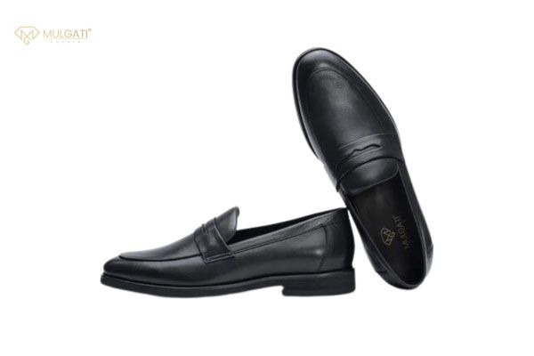 Giày lười nam da trơn Mulgati Penny Loafer SP22365A