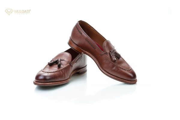 Giày lười Tassel Loafer da trơn