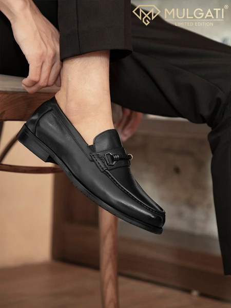 giày lười nam đen