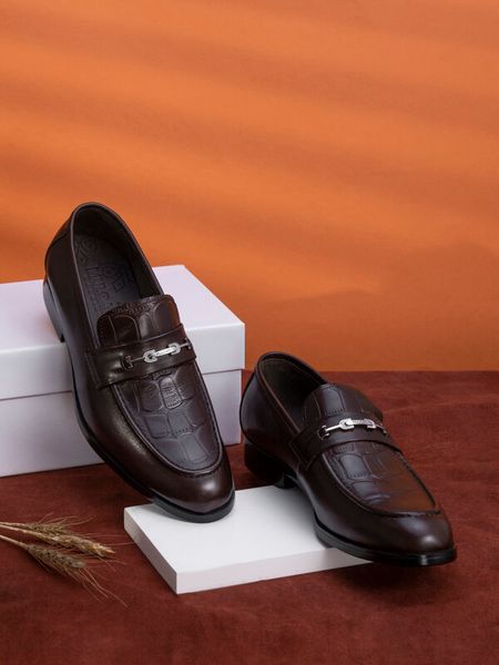 giày lười nam Mulgati Horsebit Loafer ND466