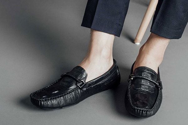 Ưu điểm của giày lười nam da cá sấu