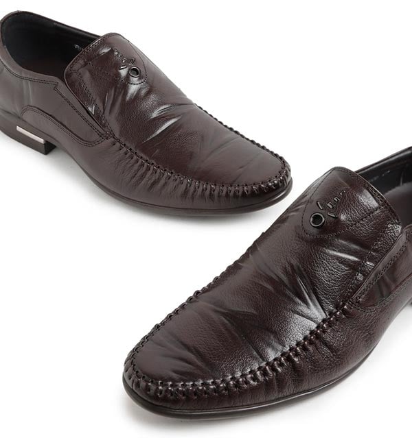 Giày da nhăn mũi vuông&nbsp;MULGATI LOAFER - YD136-V905