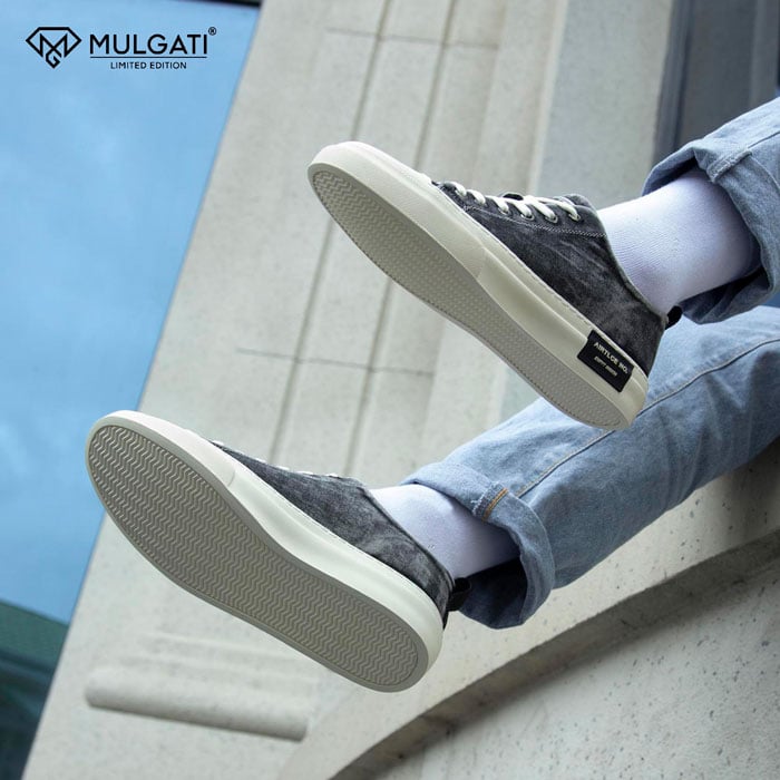 Giày thể thao dáng cao Denim Sneaker L82201