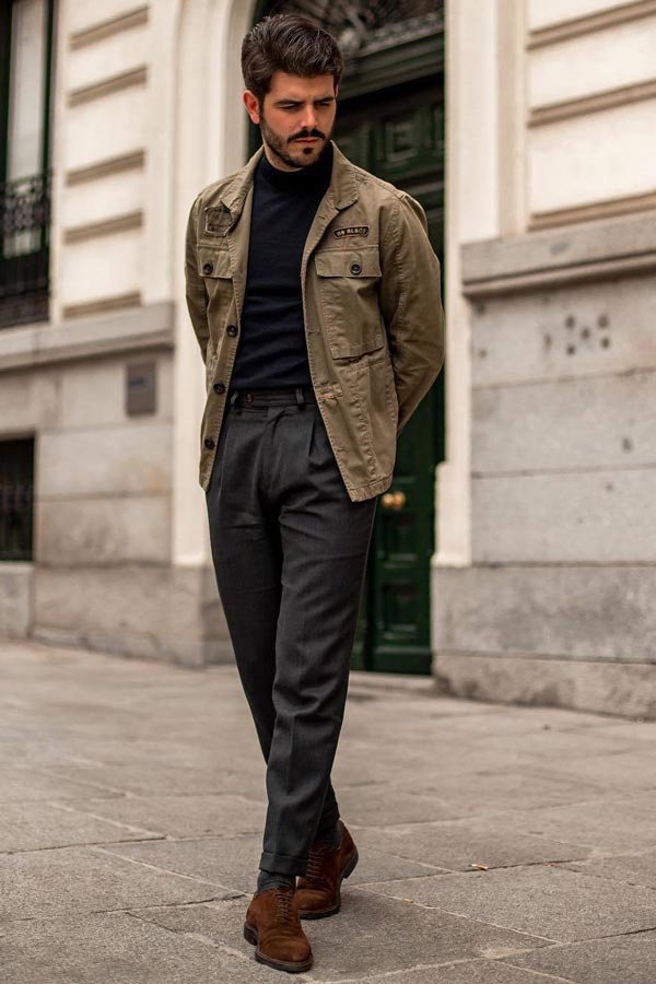 Phong cách phối đồ với giày Oxford chuẩn Vintage Classic