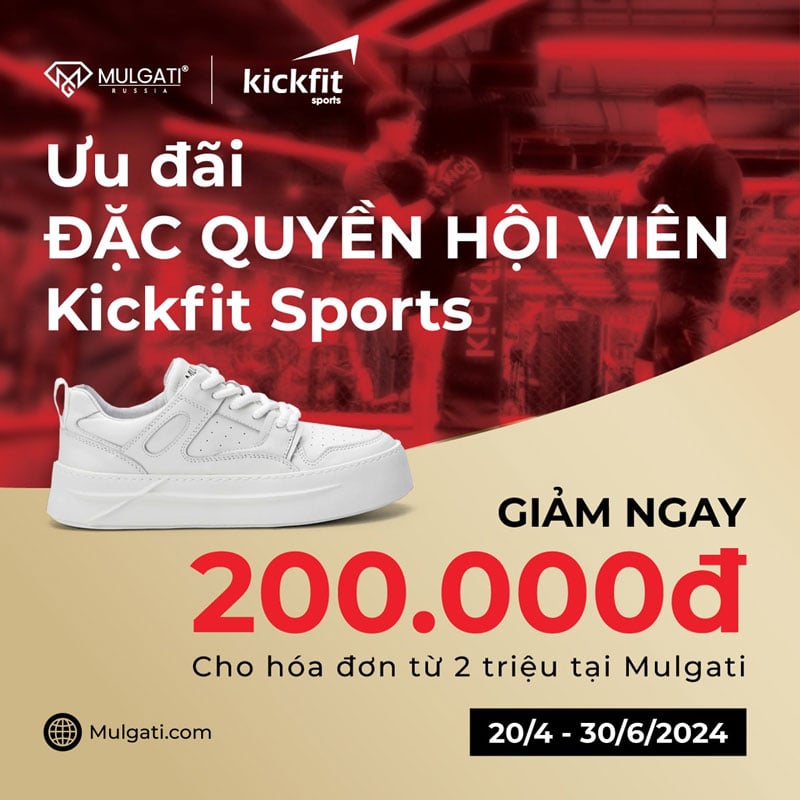 Ưu đãi dành cho hội viên của Kickfit Sports