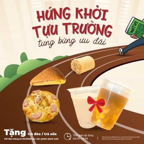 Hứng khởi tựu trường - tưng bừng ưu đãi